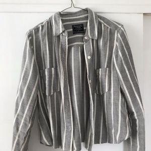 A&F Long Sleeve Blouse